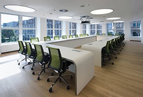 Thiết kế nội thất phòng họp văn phòng Teva