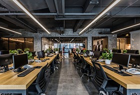 Thiết kế thi công nội thất văn phòng công ty Ou Allin